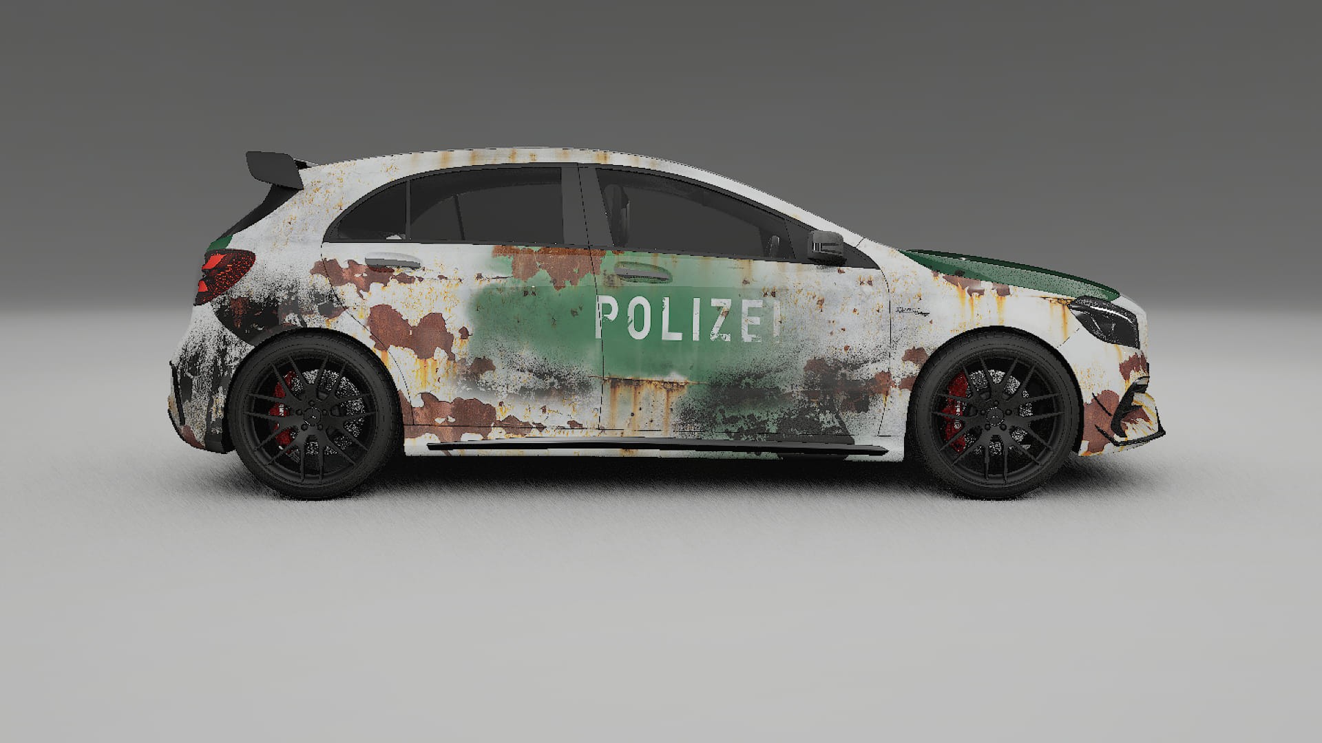 Mercedes A45 AMG W176 COBRA 11 – Ontworpen Wrap PPF Kit van Printbaar Polyurethaanfolie