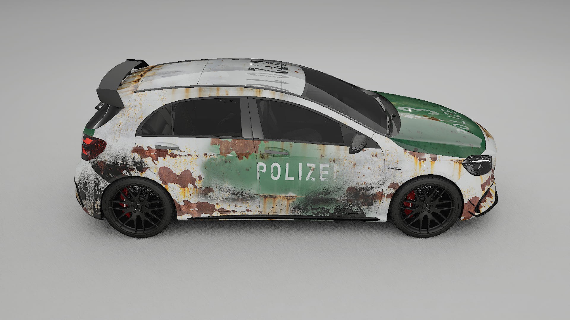 Mercedes A45 AMG W176 COBRA 11 – Ontworpen Wrap PPF Kit van Printbaar Polyurethaanfolie