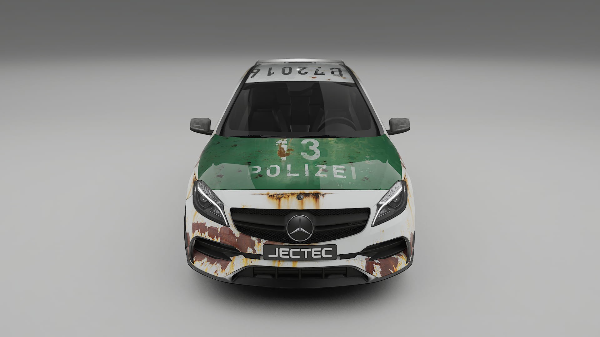 Mercedes A45 AMG W176 COBRA 11 – Ontworpen Wrap PPF Kit van Printbaar Polyurethaanfolie