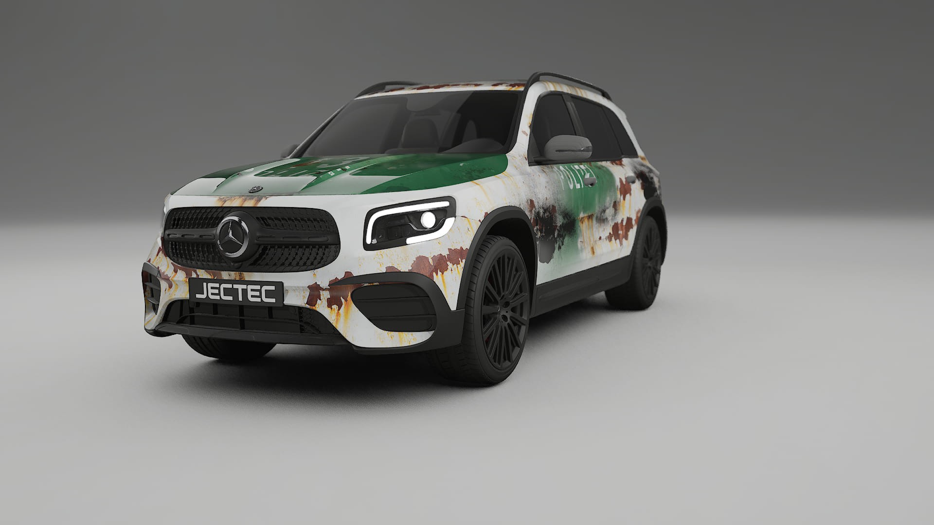 Mercedes AMG GLB COBRA 11 – Ontworpen Wrap PPF Kit van Printbaar Polyurethaanfolie