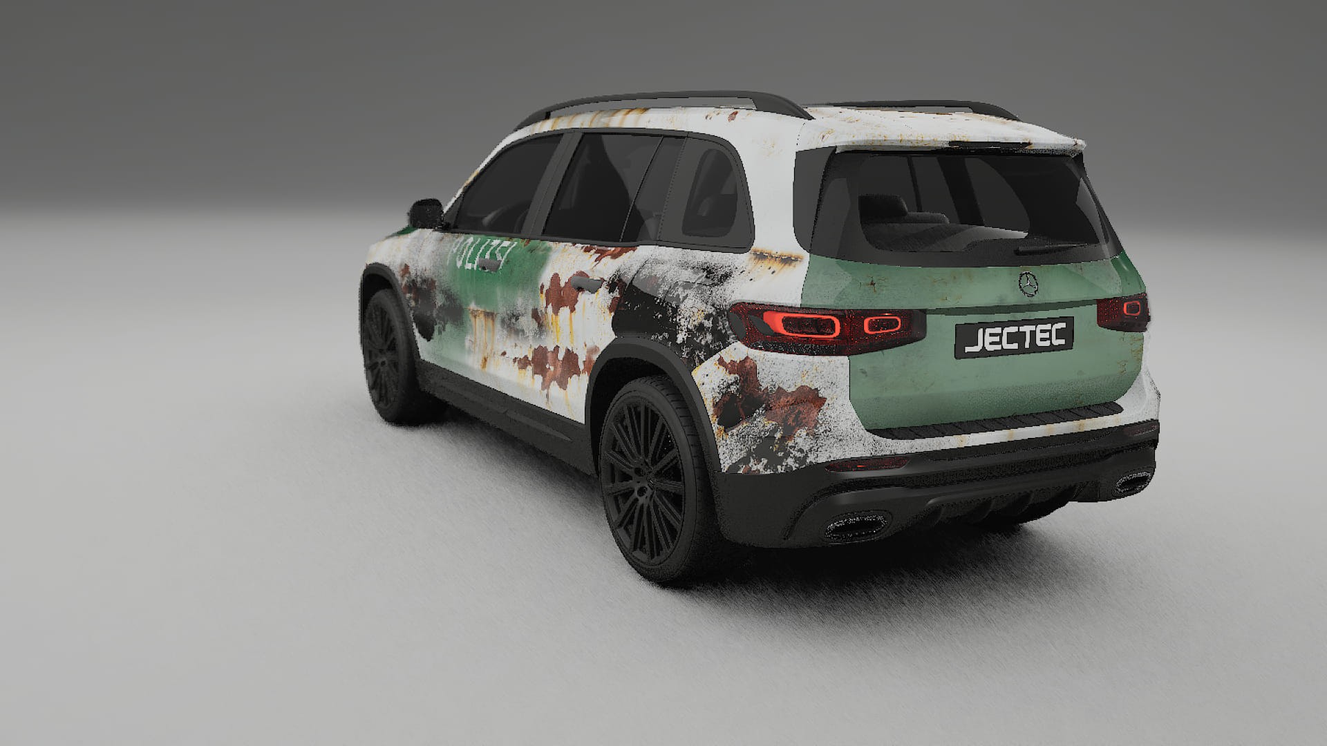 Mercedes AMG GLB COBRA 11 – Ontworpen Wrap PPF Kit van Printbaar Polyurethaanfolie