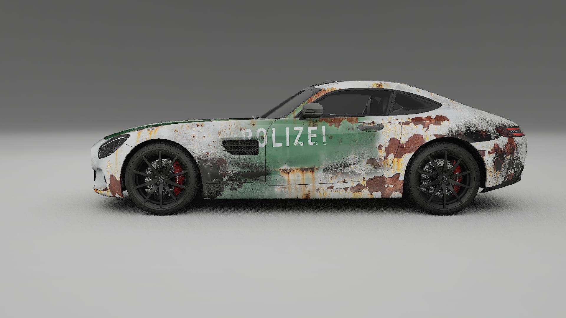 Mercedes AMG GT C190 Coupe COBRA 11 – Ontworpen Wrap PPF Kit van Printbaar Polyurethaanfolie