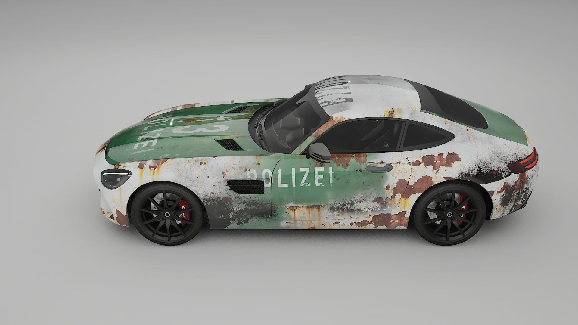 Mercedes AMG GT C190 Coupe COBRA 11 – Ontworpen Wrap PPF Kit van Printbaar Polyurethaanfolie