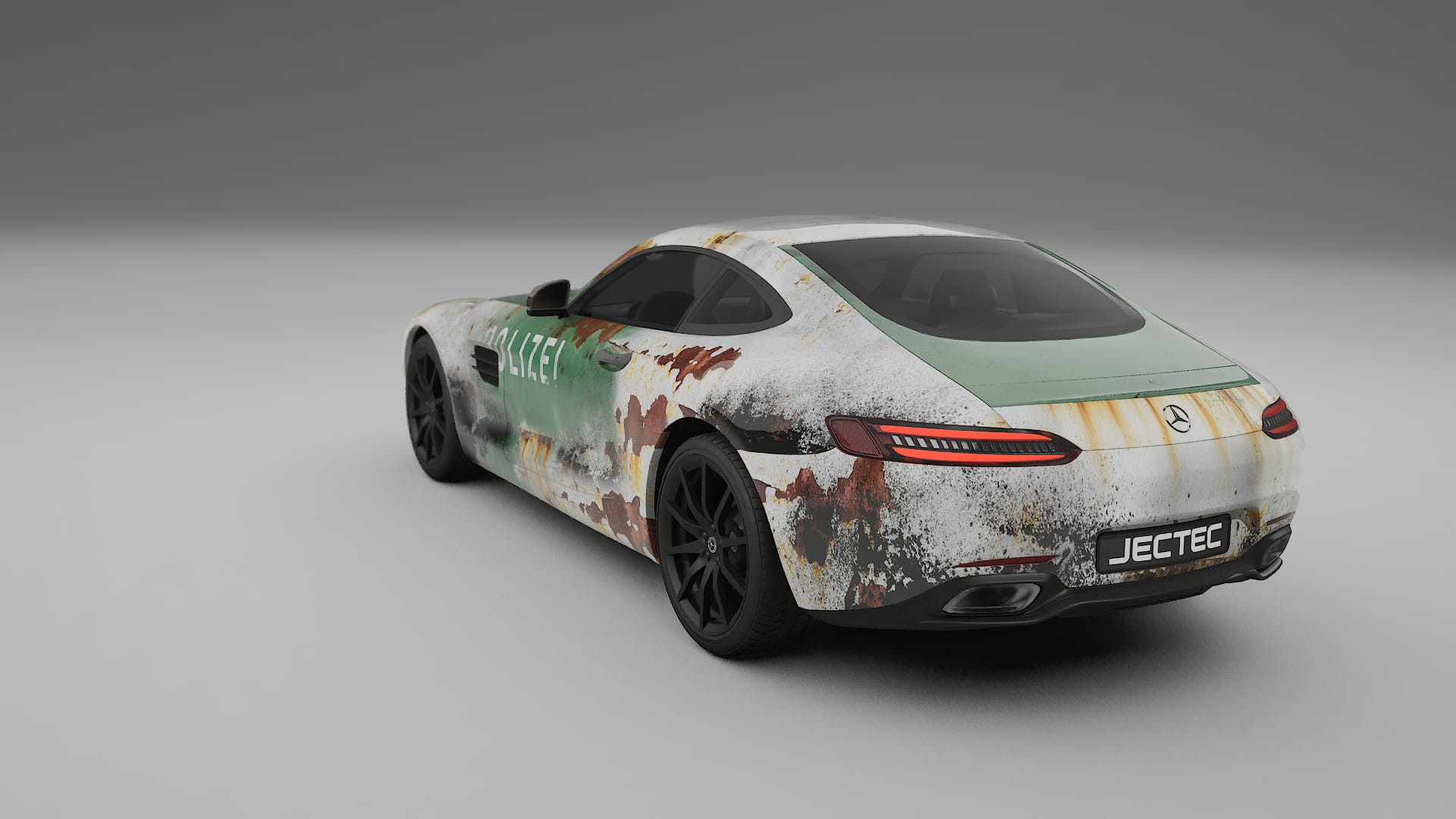 Mercedes AMG GT C190 Coupe COBRA 11 – Ontworpen Wrap PPF Kit van Printbaar Polyurethaanfolie