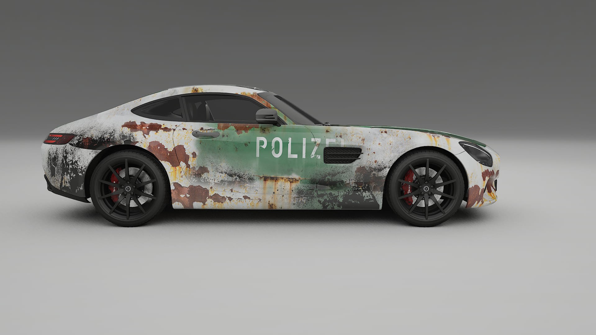 Mercedes AMG GT C190 Coupe COBRA 11 – Ontworpen Wrap PPF Kit van Printbaar Polyurethaanfolie