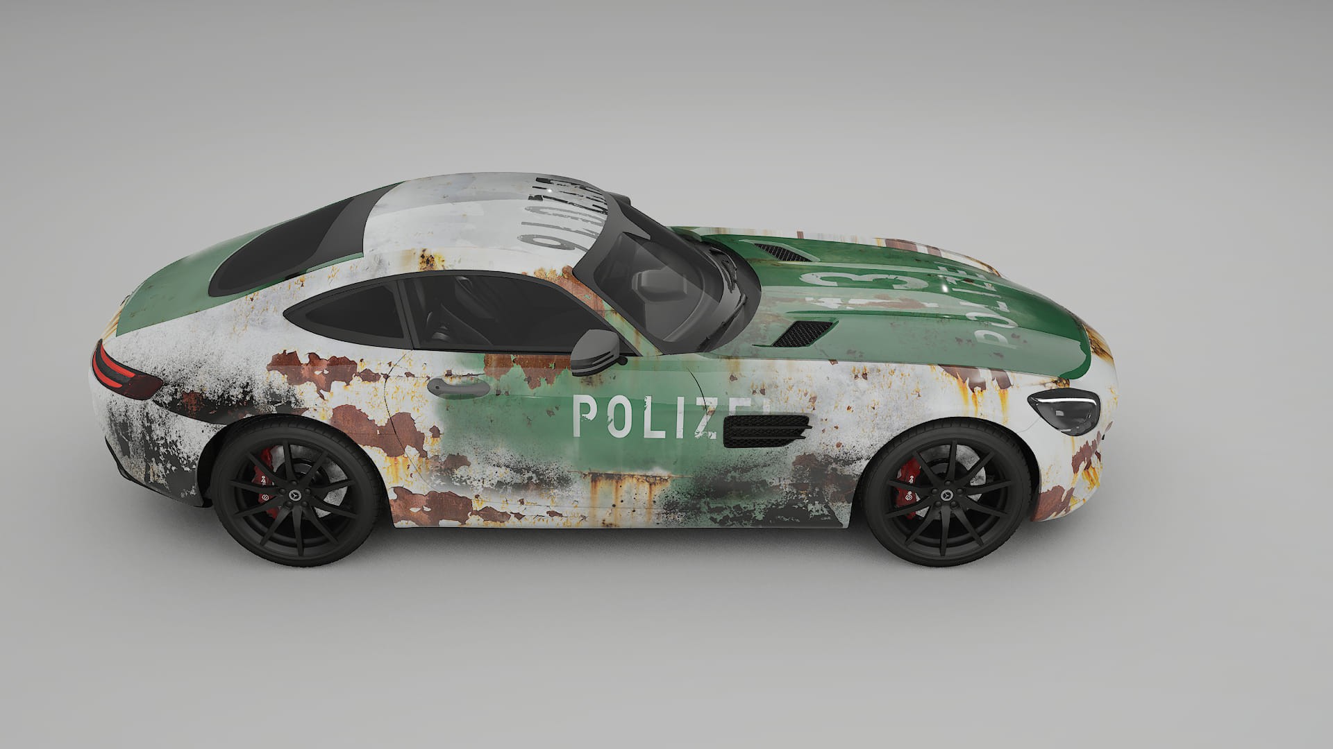 Mercedes AMG GT C190 Coupe COBRA 11 – Ontworpen Wrap PPF Kit van Printbaar Polyurethaanfolie
