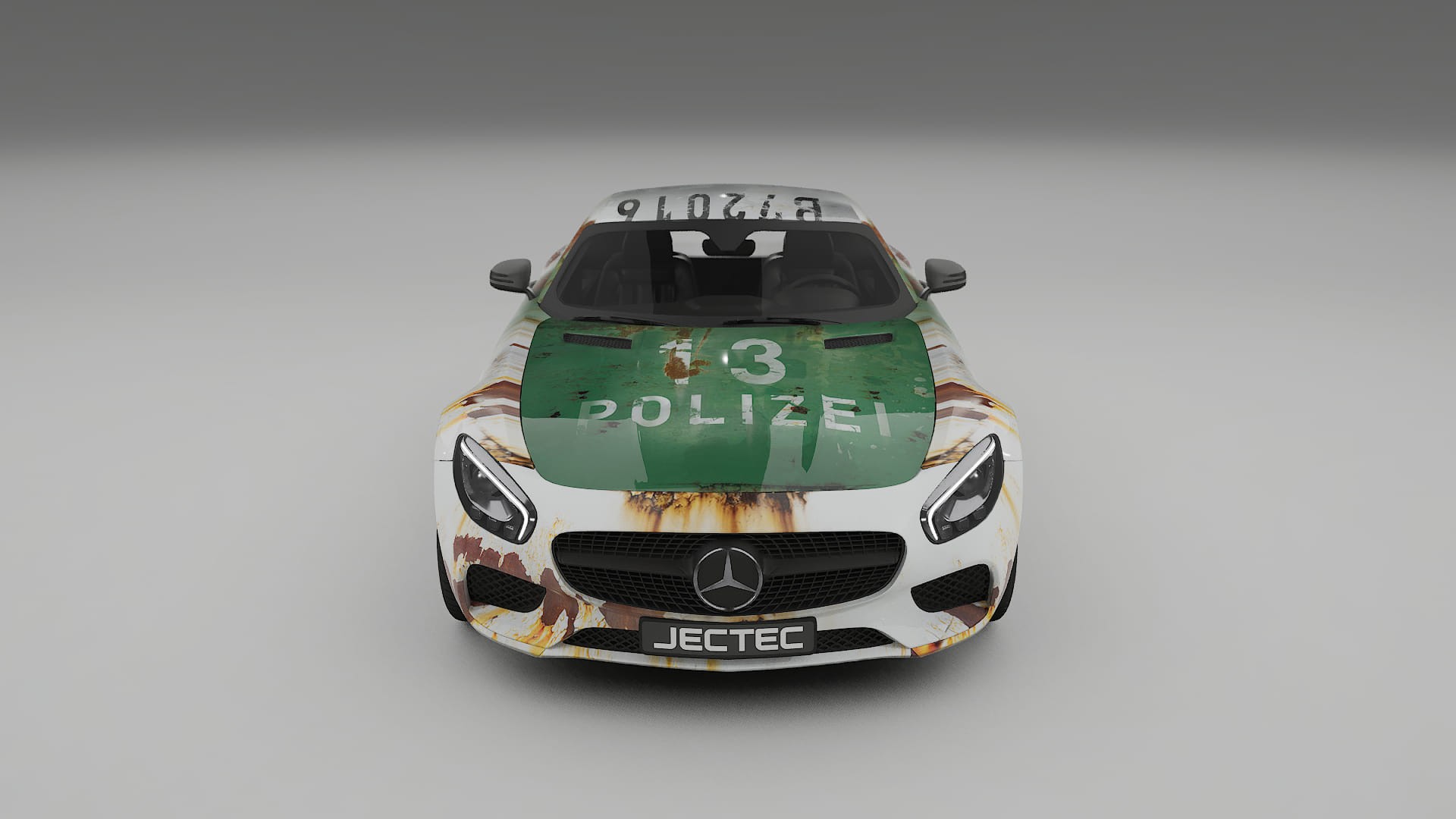 Mercedes AMG GT C190 Coupe COBRA 11 – Ontworpen Wrap PPF Kit van Printbaar Polyurethaanfolie