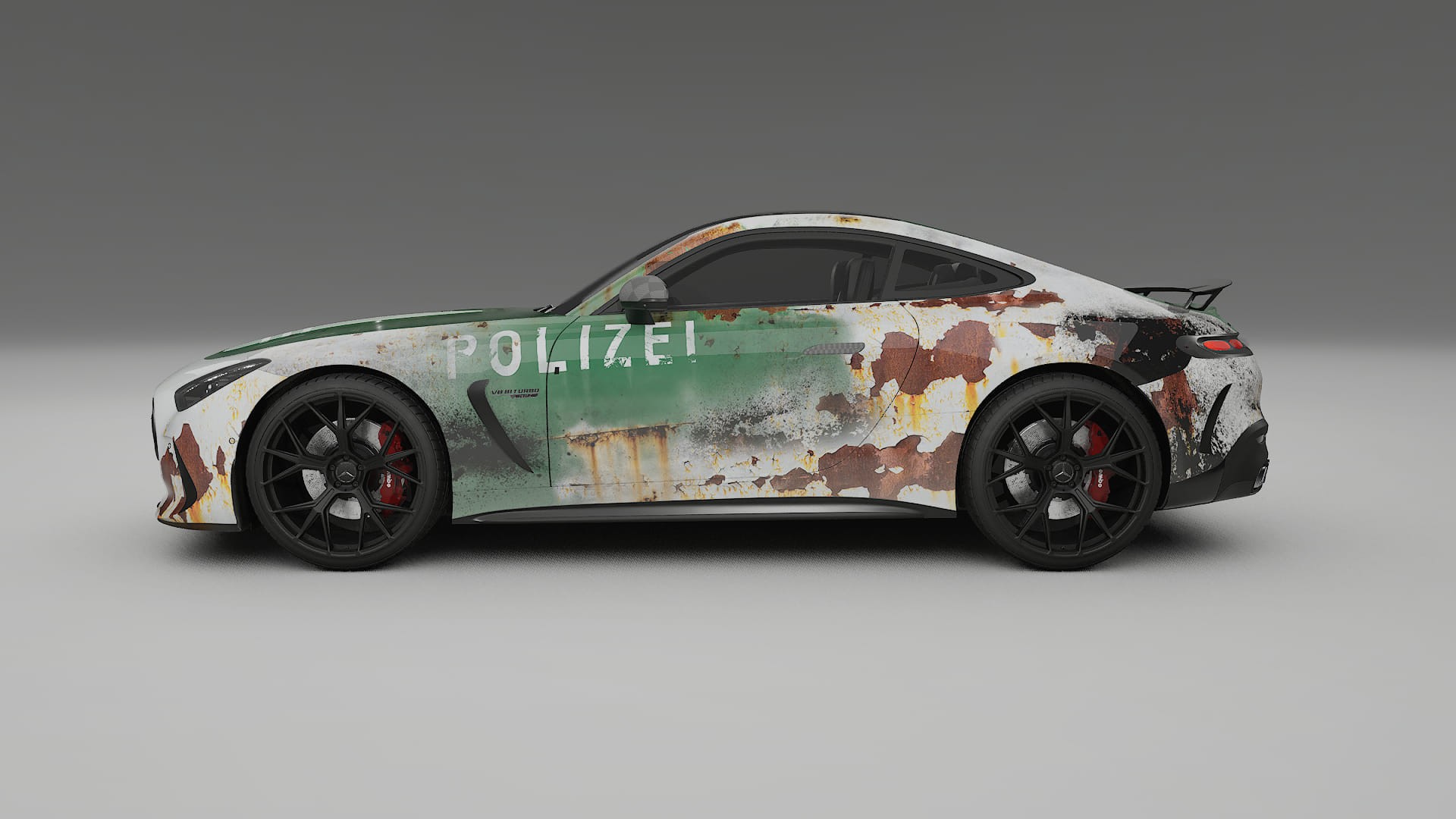 Mercedes AMG GT Coupe C192 COBRA 11 – Ontworpen Wrap PPF Kit van Printbaar Polyurethaanfolie