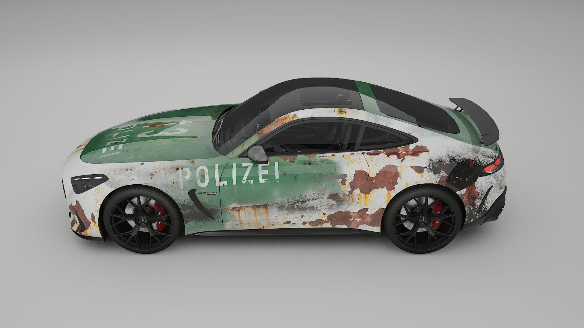 Mercedes AMG GT Coupe C192 COBRA 11 – Ontworpen Wrap PPF Kit van Printbaar Polyurethaanfolie