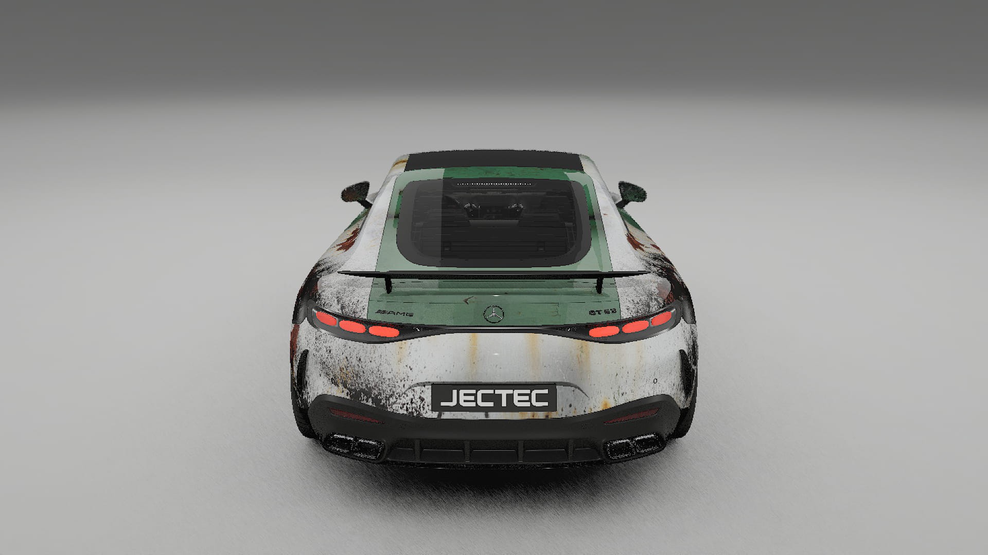 Mercedes AMG GT Coupe C192 COBRA 11 – Ontworpen Wrap PPF Kit van Printbaar Polyurethaanfolie