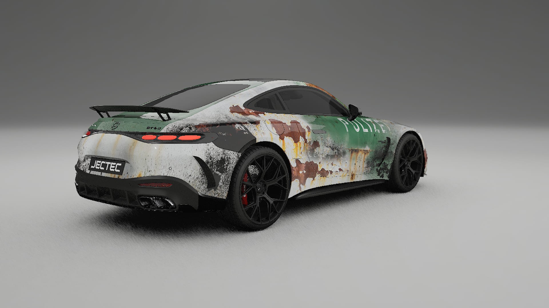 Mercedes AMG GT Coupe C192 COBRA 11 – Ontworpen Wrap PPF Kit van Printbaar Polyurethaanfolie