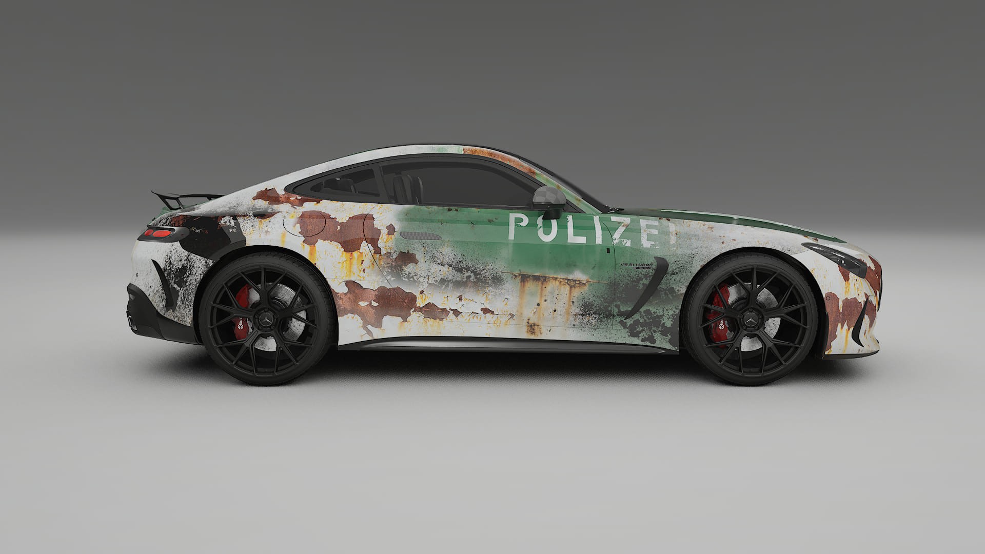 Mercedes AMG GT Coupe C192 COBRA 11 – Ontworpen Wrap PPF Kit van Printbaar Polyurethaanfolie