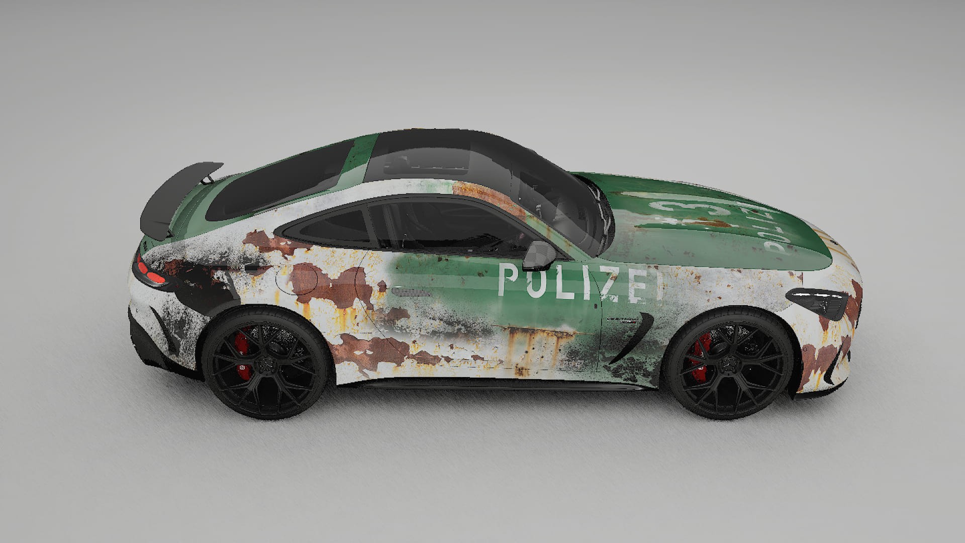 Mercedes AMG GT Coupe C192 COBRA 11 – Ontworpen Wrap PPF Kit van Printbaar Polyurethaanfolie