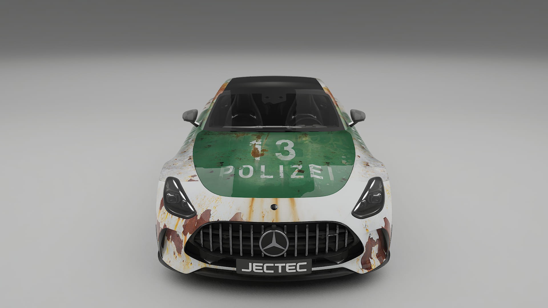 Mercedes AMG GT Coupe C192 COBRA 11 – Ontworpen Wrap PPF Kit van Printbaar Polyurethaanfolie