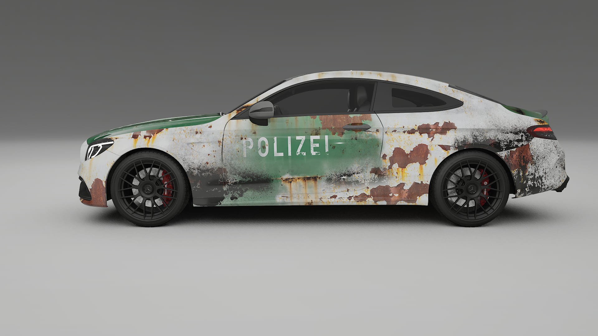 Mercedes C63 AMG W205 Coupe COBRA 11 – Ontworpen Wrap PPF Kit van Printbaar Polyurethaanfolie