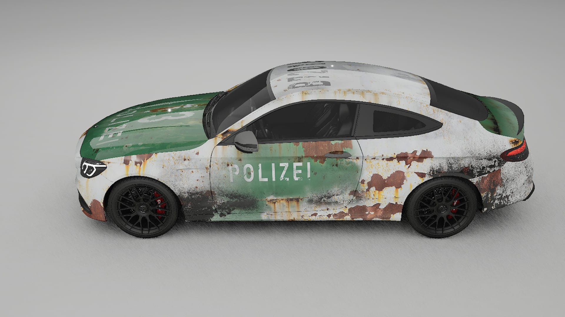 Mercedes C63 AMG W205 Coupe COBRA 11 – Ontworpen Wrap PPF Kit van Printbaar Polyurethaanfolie