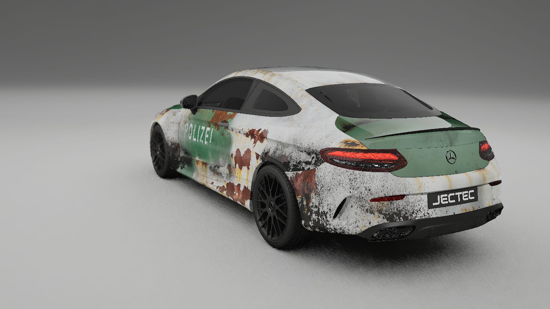 Mercedes C63 AMG W205 Coupe COBRA 11 – Ontworpen Wrap PPF Kit van Printbaar Polyurethaanfolie