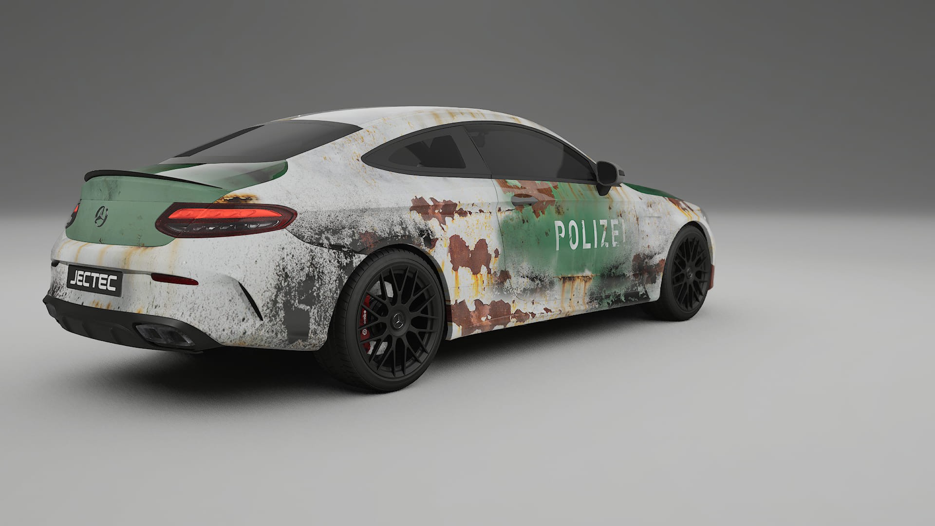 Mercedes C63 AMG W205 Coupe COBRA 11 – Ontworpen Wrap PPF Kit van Printbaar Polyurethaanfolie