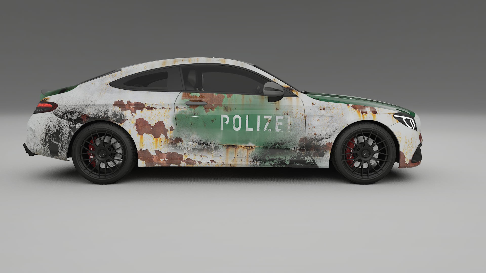 Mercedes C63 AMG W205 Coupe COBRA 11 – Ontworpen Wrap PPF Kit van Printbaar Polyurethaanfolie