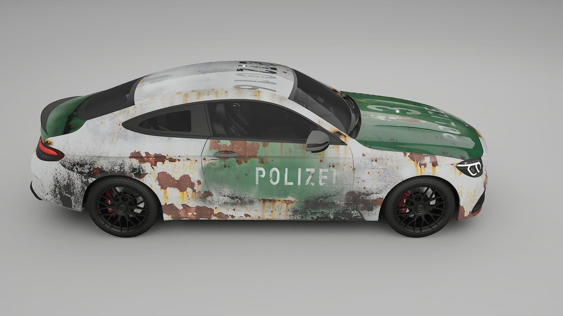 Mercedes C63 AMG W205 Coupe COBRA 11 – Ontworpen Wrap PPF Kit van Printbaar Polyurethaanfolie