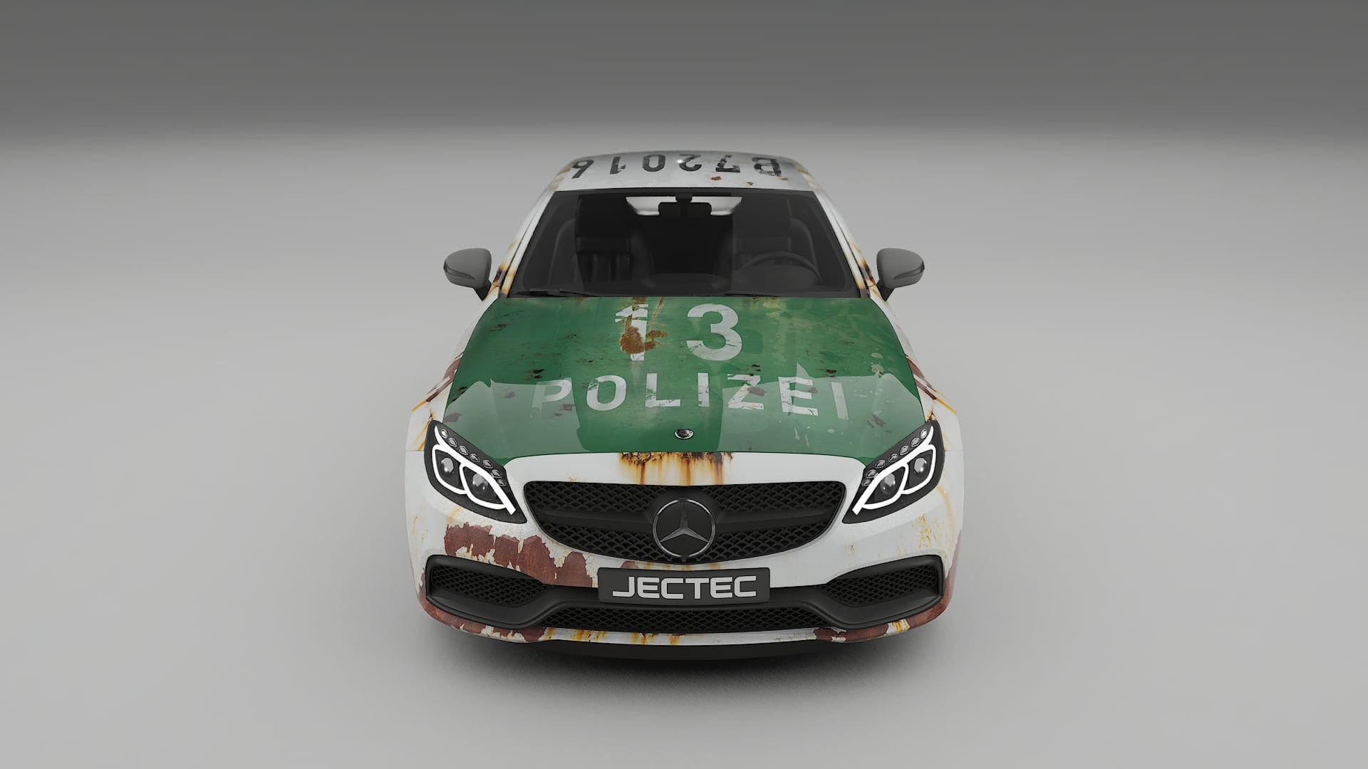 Mercedes C63 AMG W205 Coupe COBRA 11 – Ontworpen Wrap PPF Kit van Printbaar Polyurethaanfolie