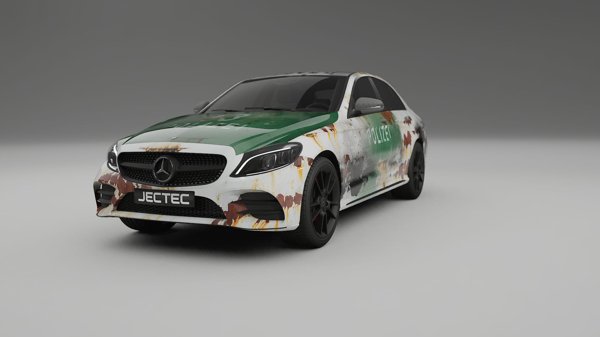 Mercedes C-class W205 AMG sedan COBRA 11 – Ontworpen Wrap PPF Kit van Printbaar Polyurethaanfolie