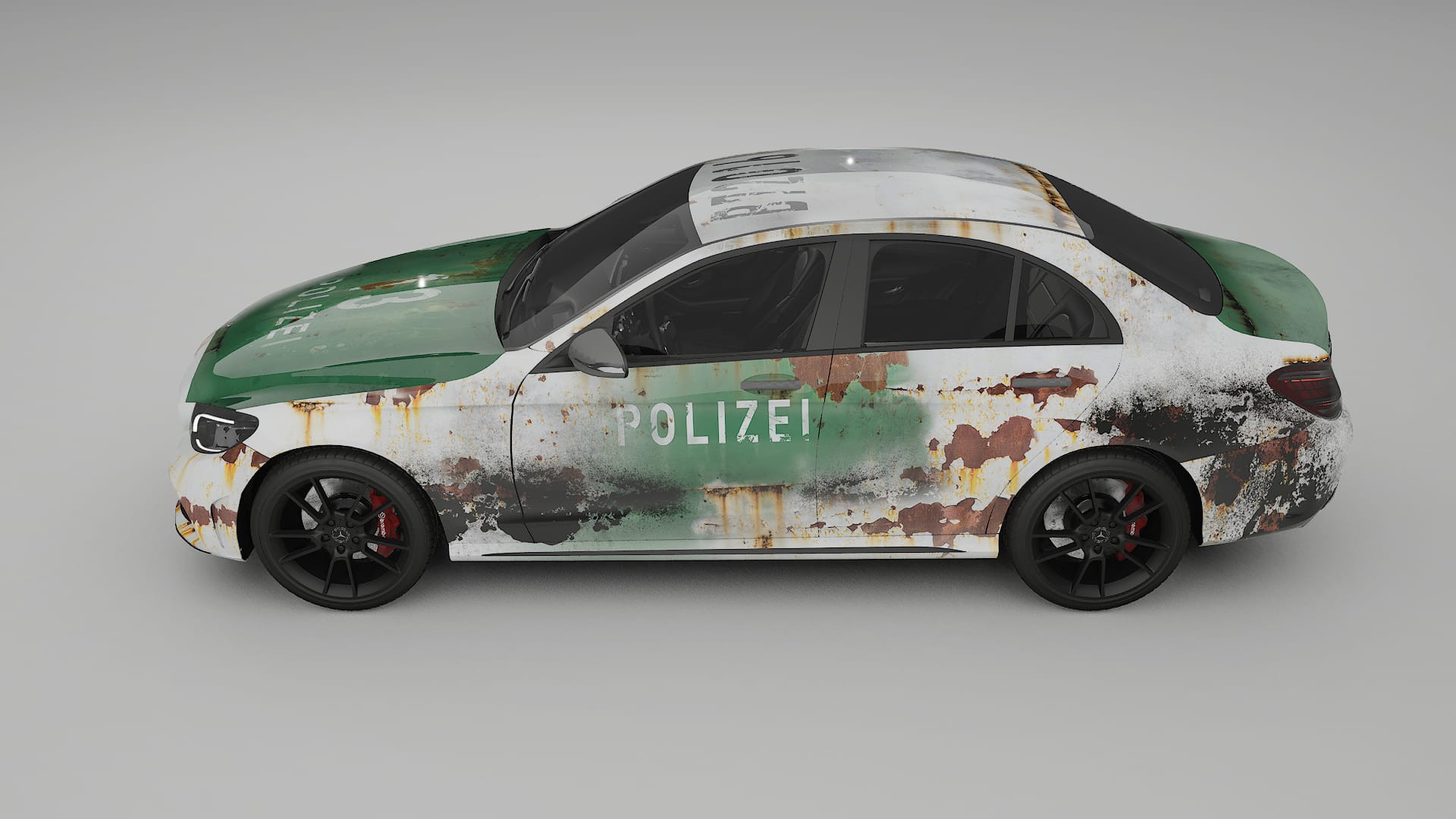 Mercedes C-class W205 AMG sedan COBRA 11 – Ontworpen Wrap PPF Kit van Printbaar Polyurethaanfolie