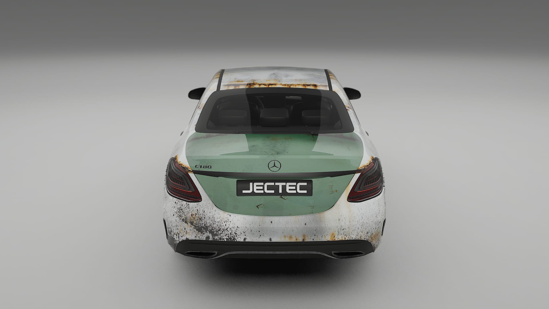 Mercedes C-class W205 AMG sedan COBRA 11 – Ontworpen Wrap PPF Kit van Printbaar Polyurethaanfolie