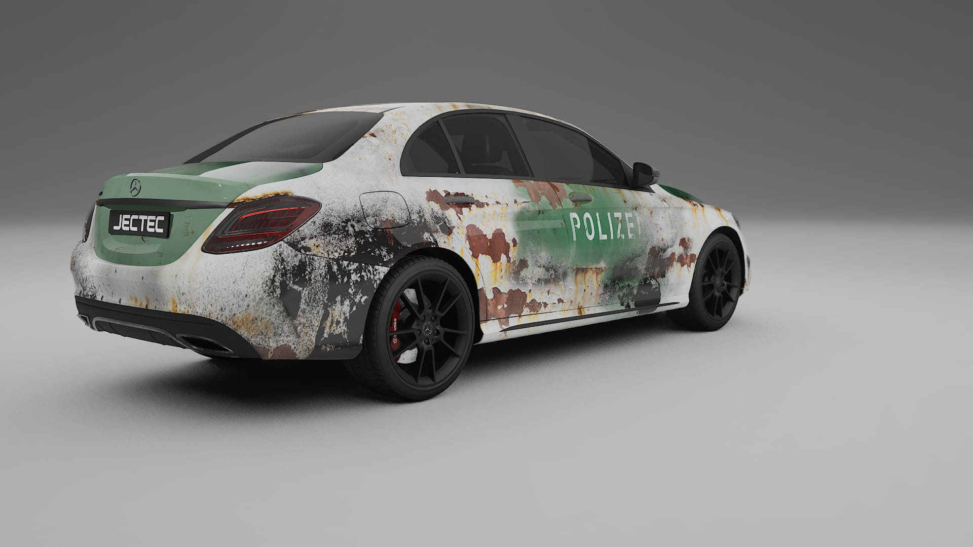 Mercedes C-class W205 AMG sedan COBRA 11 – Ontworpen Wrap PPF Kit van Printbaar Polyurethaanfolie