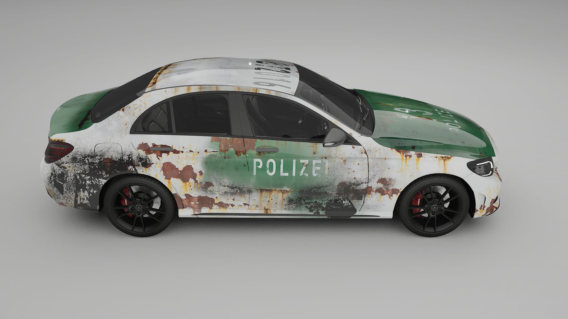 Mercedes C-class W205 AMG sedan COBRA 11 – Ontworpen Wrap PPF Kit van Printbaar Polyurethaanfolie