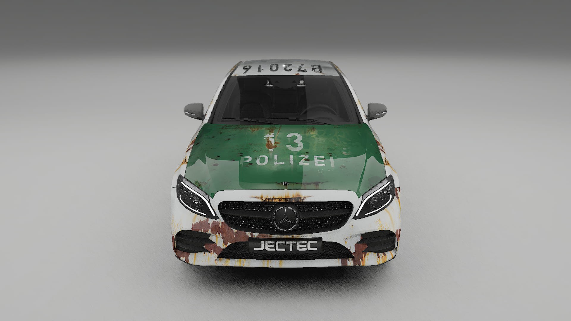 Mercedes C-class W205 AMG sedan COBRA 11 – Ontworpen Wrap PPF Kit van Printbaar Polyurethaanfolie
