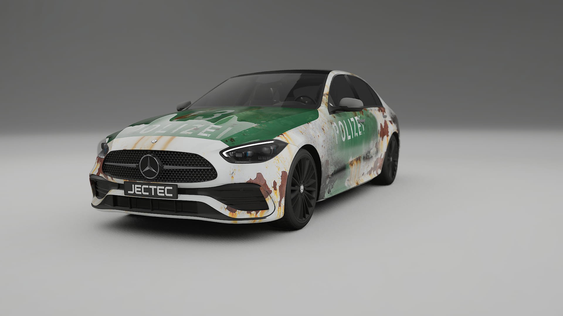 Mercedes C-class W206 COBRA 11 – Ontworpen Wrap PPF Kit van Printbaar Polyurethaanfolie