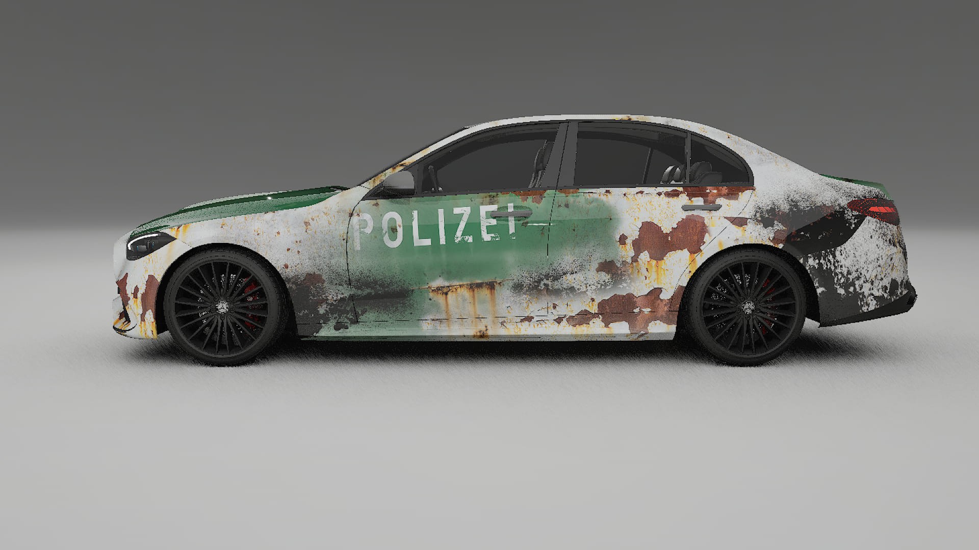 Mercedes C-class W206 COBRA 11 – Ontworpen Wrap PPF Kit van Printbaar Polyurethaanfolie