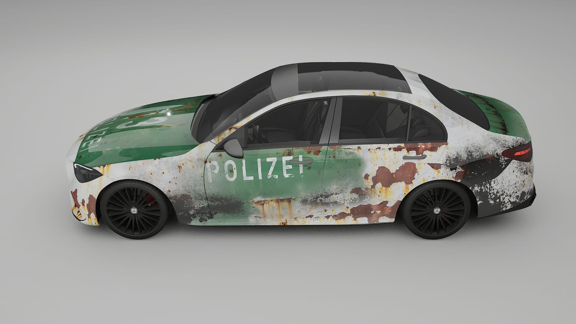 Mercedes C-class W206 COBRA 11 – Ontworpen Wrap PPF Kit van Printbaar Polyurethaanfolie