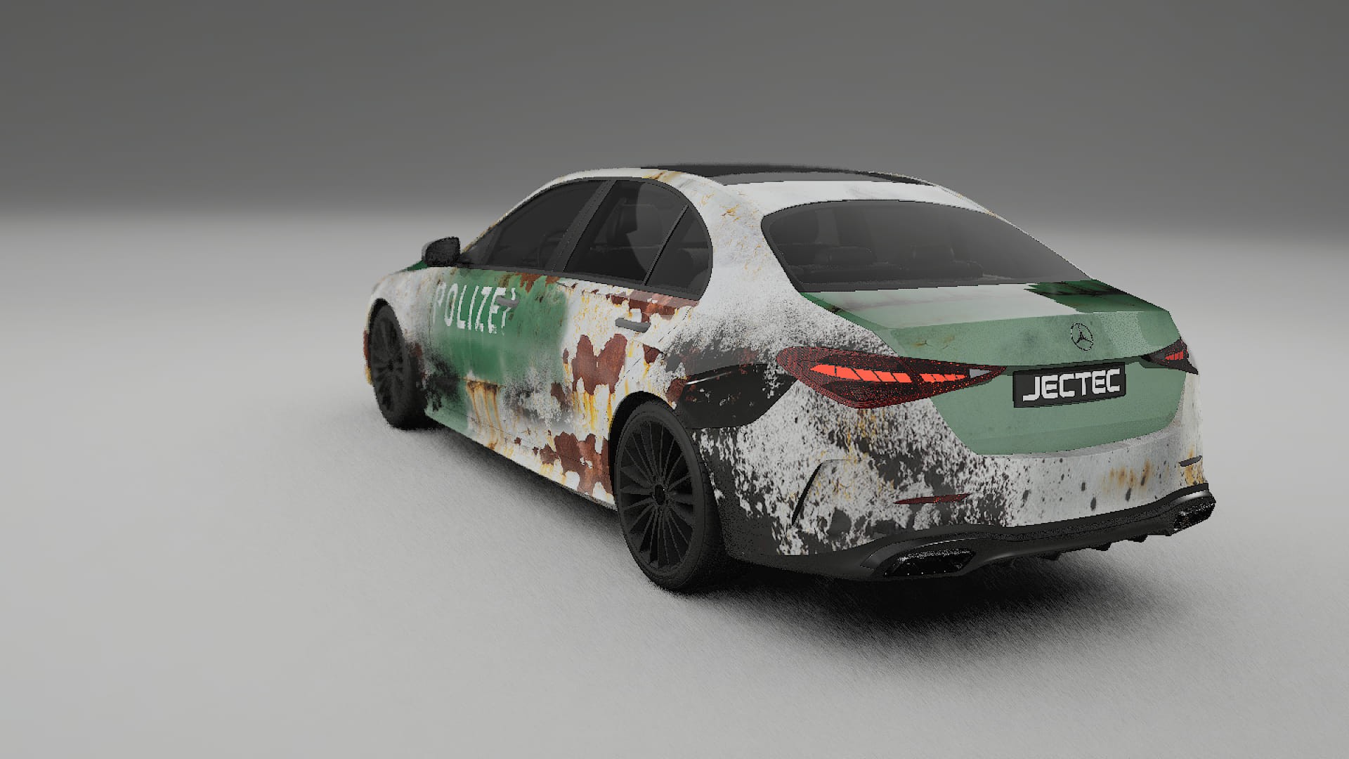 Mercedes C-class W206 COBRA 11 – Ontworpen Wrap PPF Kit van Printbaar Polyurethaanfolie