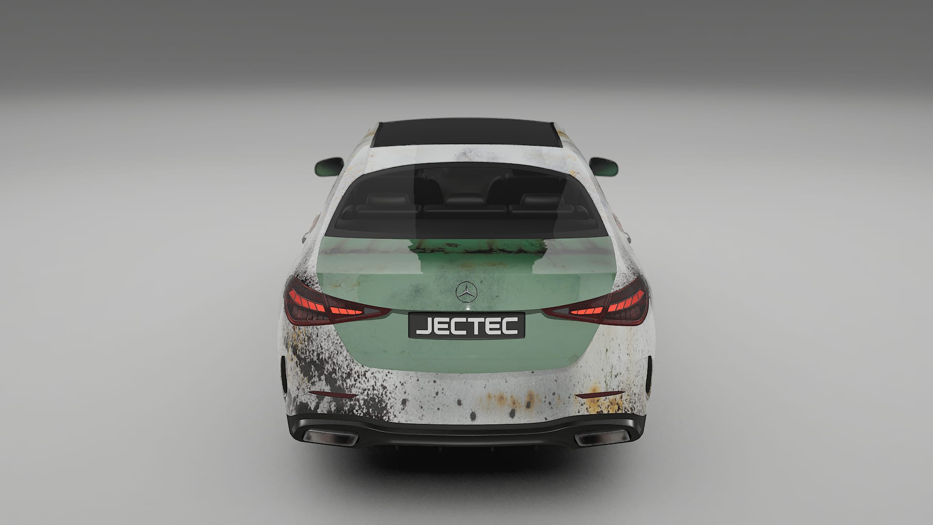 Mercedes C-class W206 COBRA 11 – Ontworpen Wrap PPF Kit van Printbaar Polyurethaanfolie