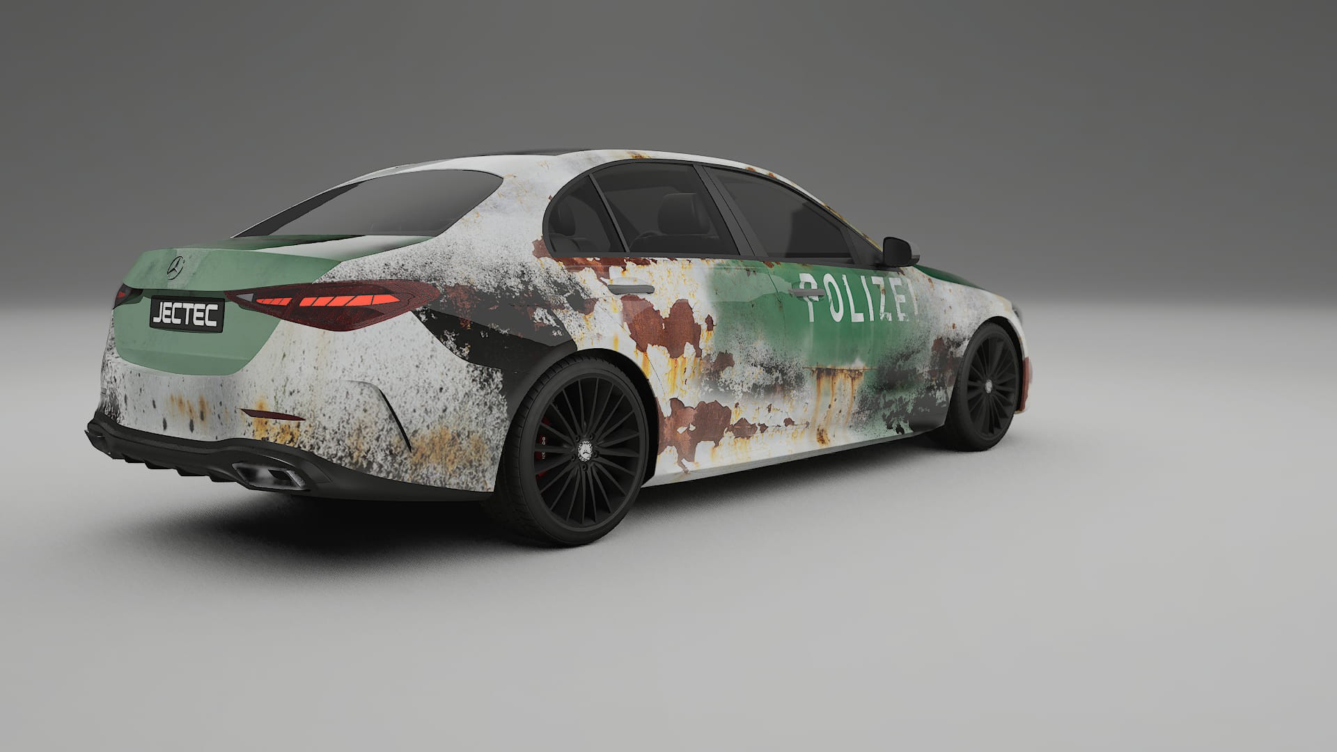 Mercedes C-class W206 COBRA 11 – Ontworpen Wrap PPF Kit van Printbaar Polyurethaanfolie