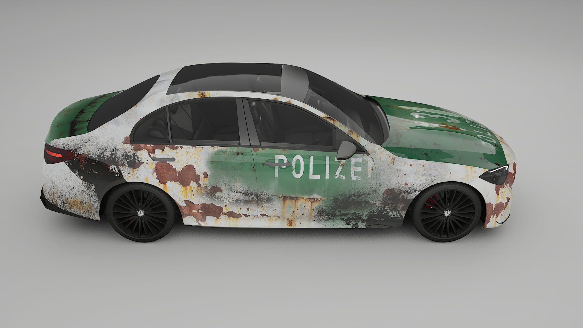 Mercedes C-class W206 COBRA 11 – Ontworpen Wrap PPF Kit van Printbaar Polyurethaanfolie