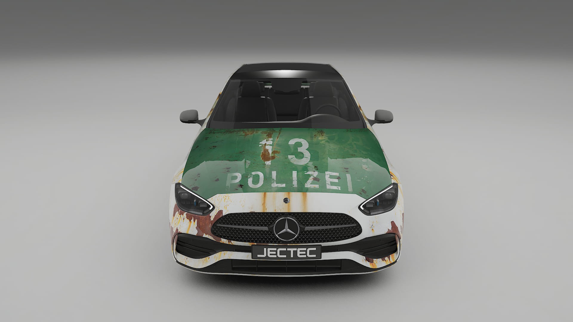 Mercedes C-class W206 COBRA 11 – Ontworpen Wrap PPF Kit van Printbaar Polyurethaanfolie