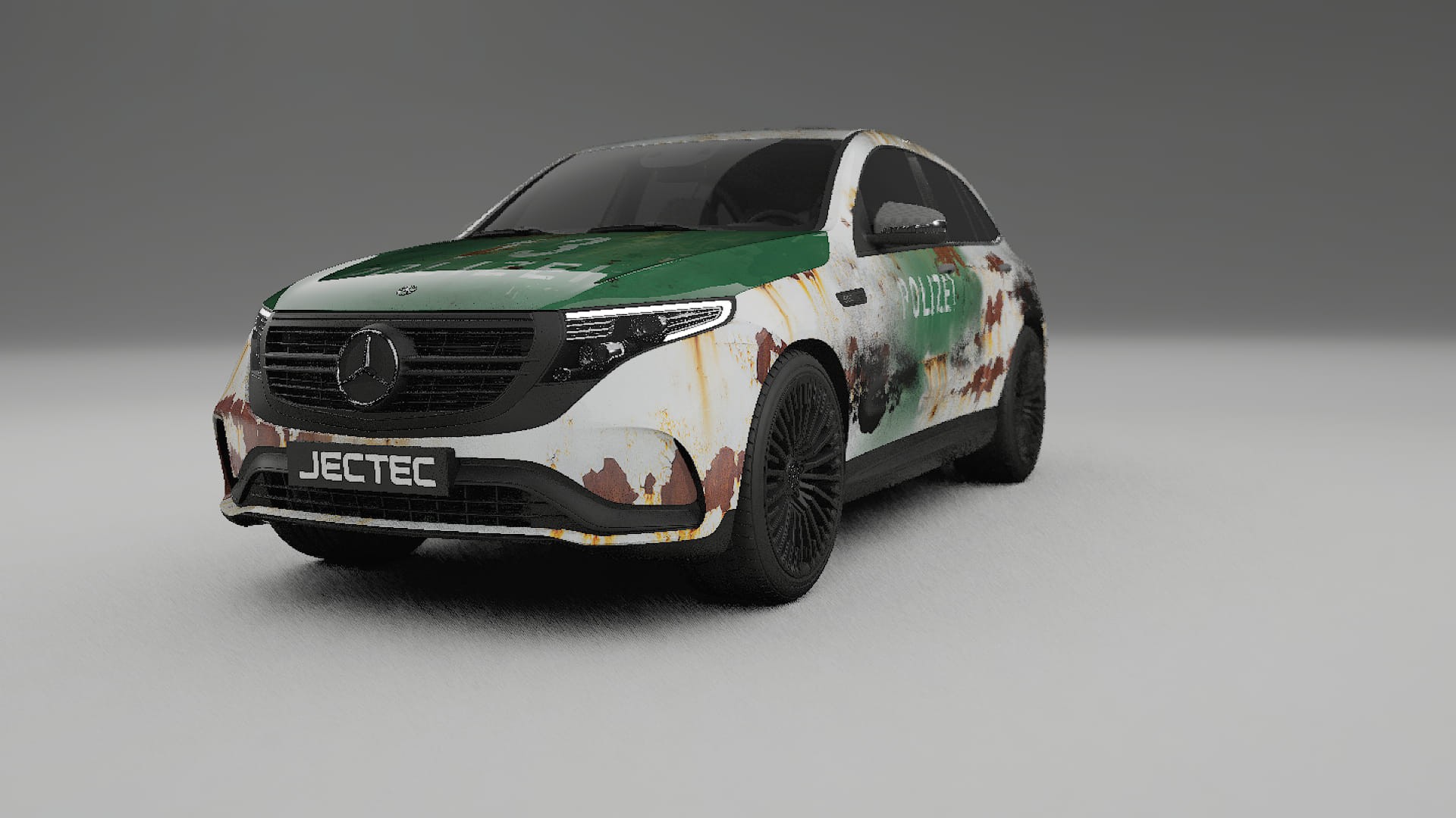 Mercedes EQC AMG COBRA 11 – Ontworpen Wrap PPF Kit van Printbaar Polyurethaanfolie