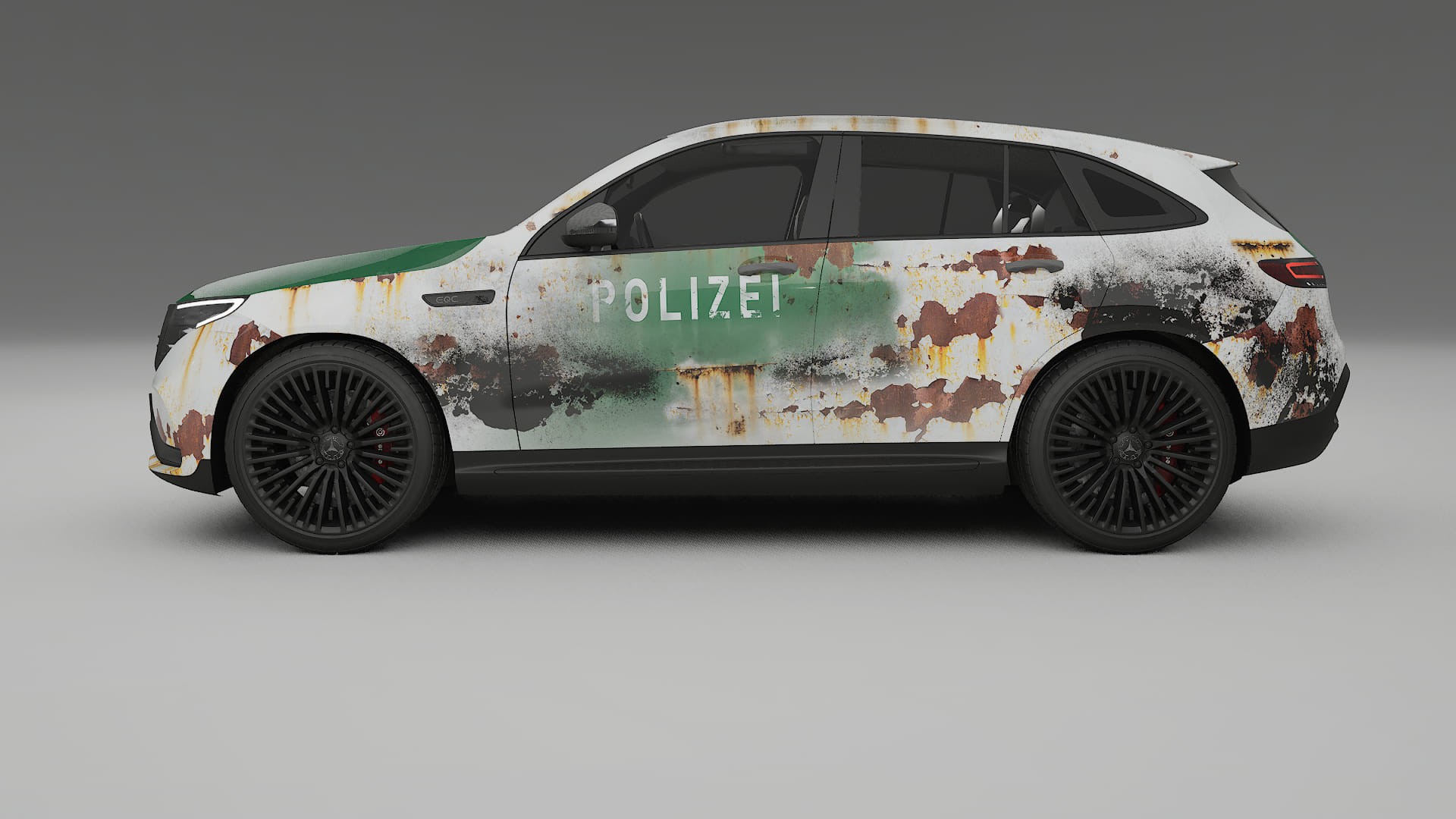 Mercedes EQC AMG COBRA 11 – Ontworpen Wrap PPF Kit van Printbaar Polyurethaanfolie