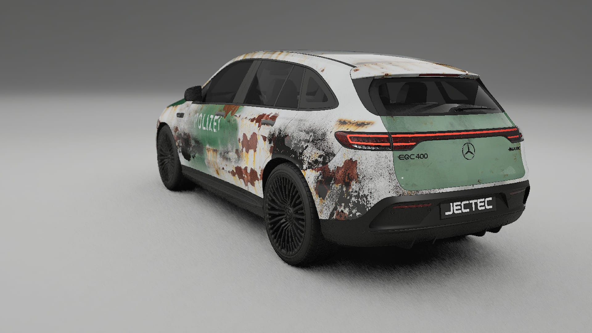 Mercedes EQC AMG COBRA 11 – Ontworpen Wrap PPF Kit van Printbaar Polyurethaanfolie