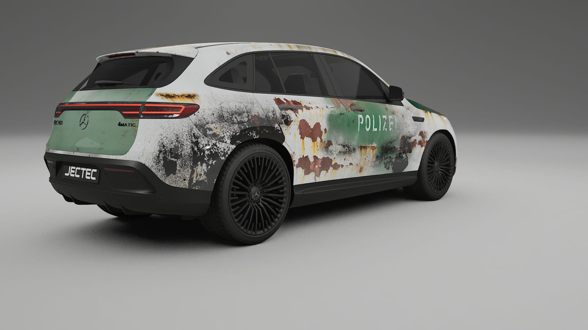Mercedes EQC AMG COBRA 11 – Ontworpen Wrap PPF Kit van Printbaar Polyurethaanfolie