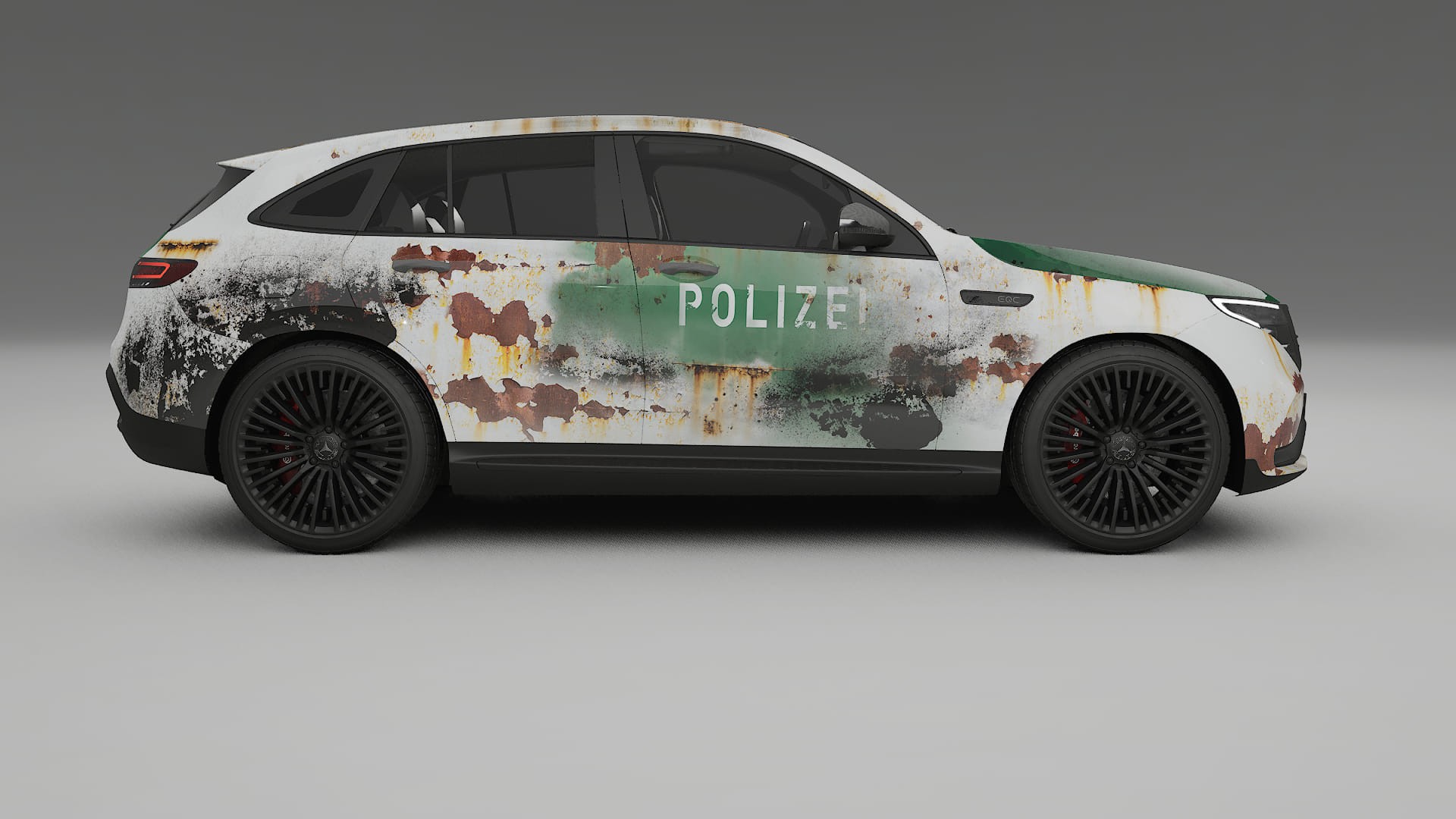 Mercedes EQC AMG COBRA 11 – Ontworpen Wrap PPF Kit van Printbaar Polyurethaanfolie