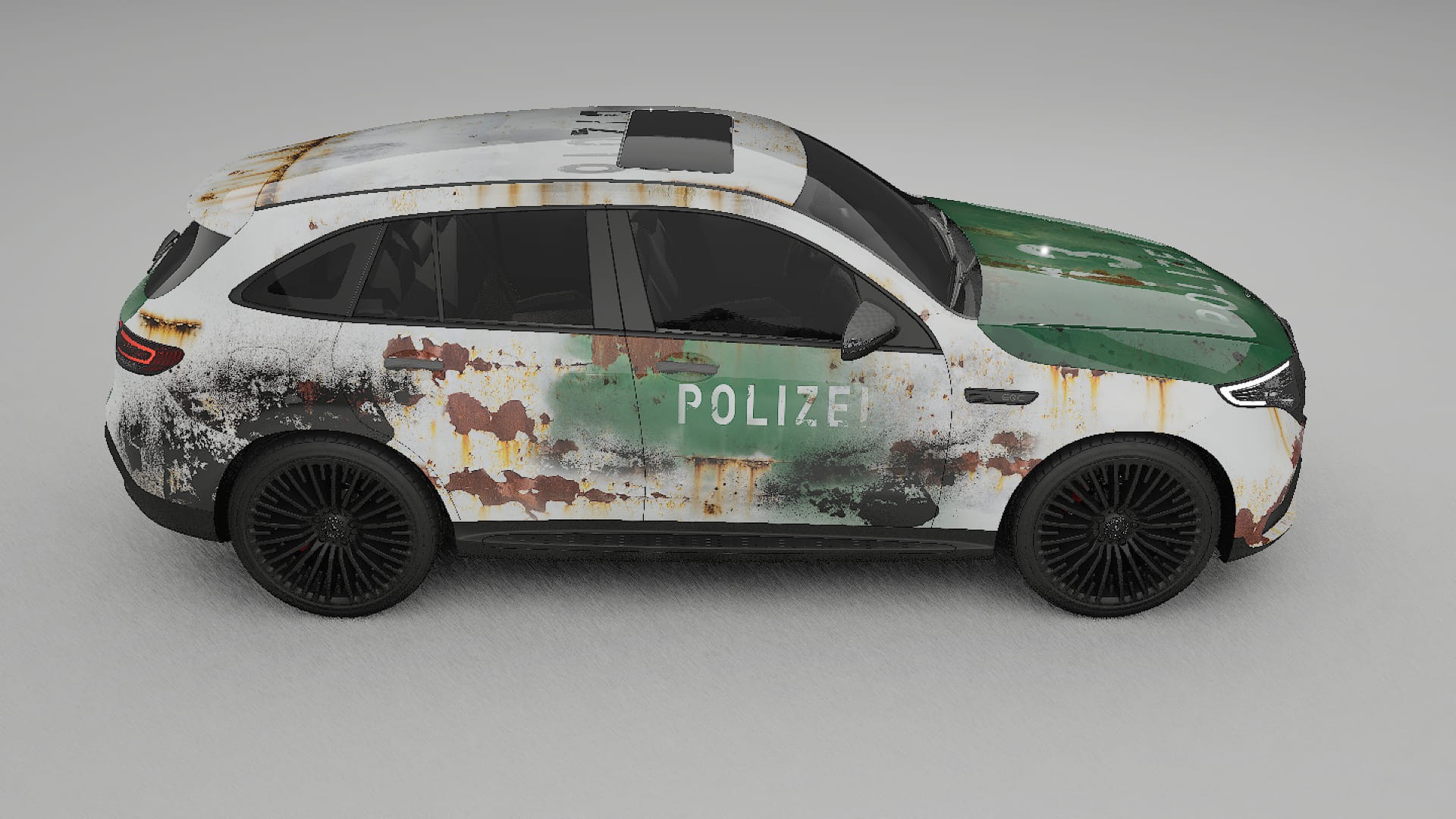 Mercedes EQC AMG COBRA 11 – Ontworpen Wrap PPF Kit van Printbaar Polyurethaanfolie