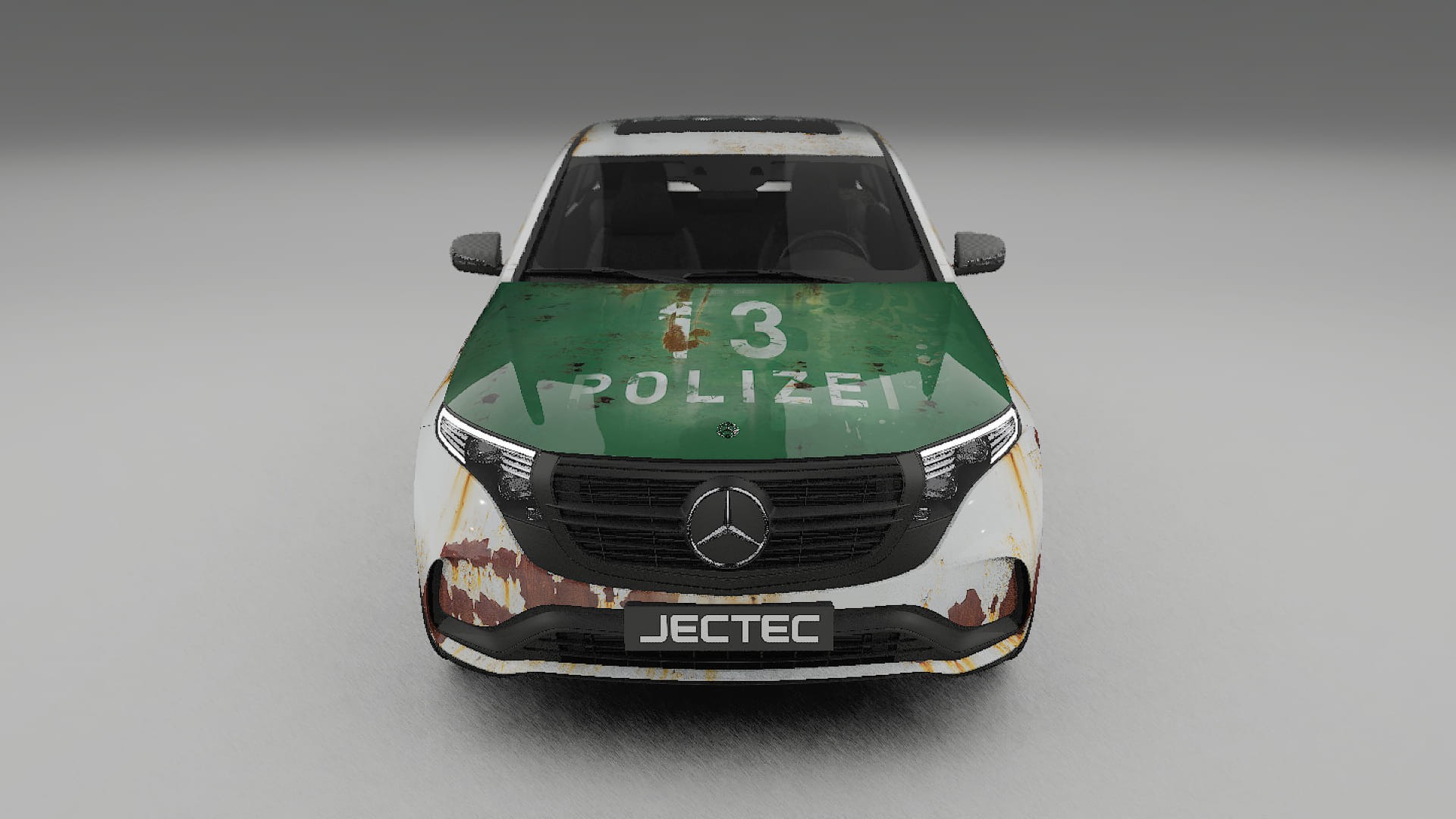 Mercedes EQC AMG COBRA 11 – Ontworpen Wrap PPF Kit van Printbaar Polyurethaanfolie