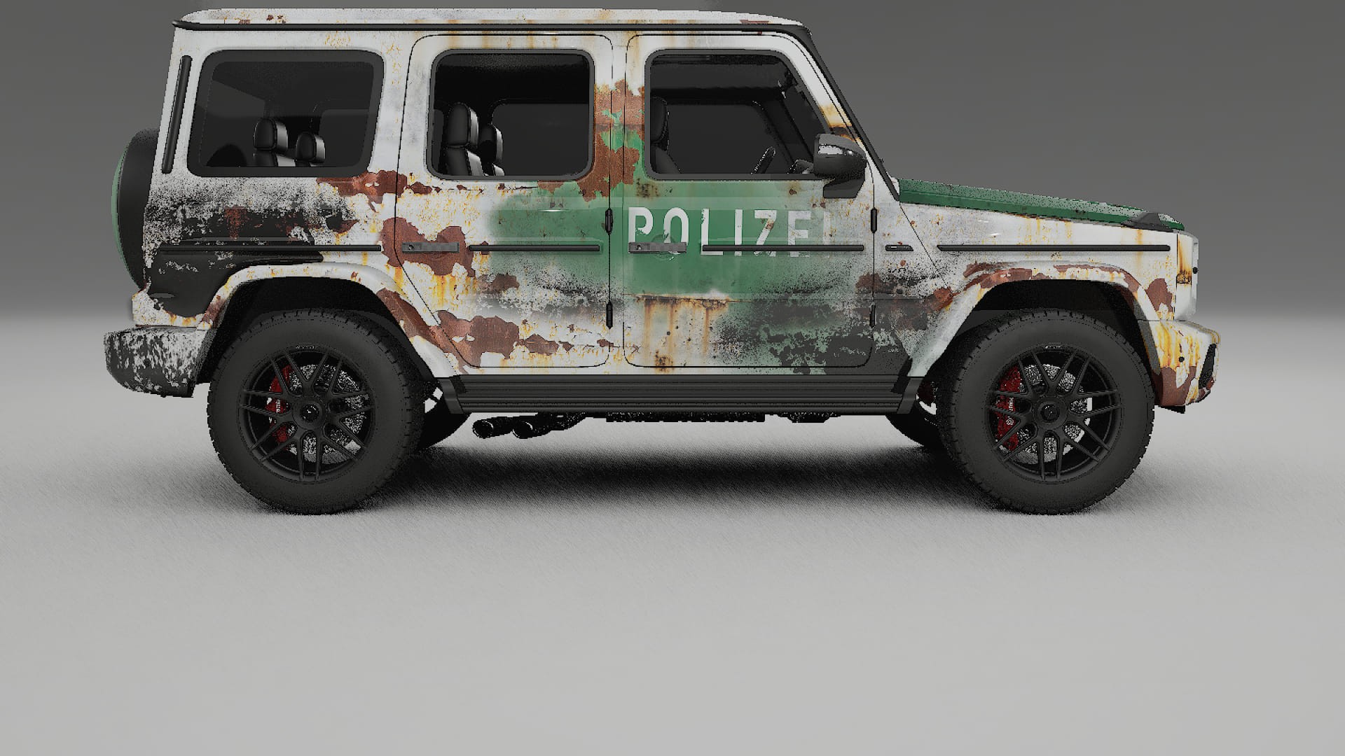 Mercedes G63 AMG W463A COBRA 11 – Ontworpen Wrap PPF Kit van Printbaar Polyurethaanfolie