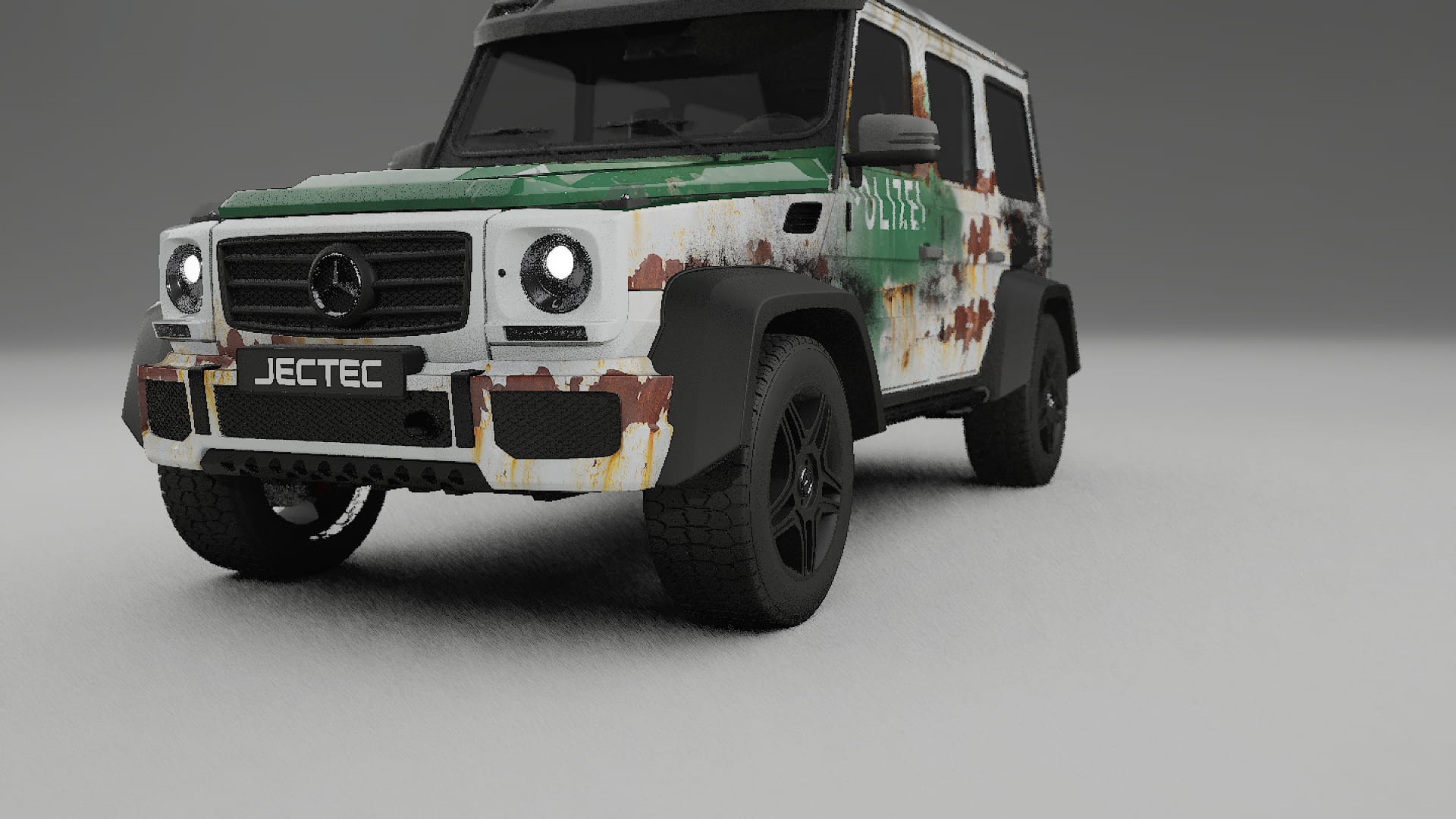 Mercedes G-class 4x4 W463 COBRA 11 – Ontworpen Wrap PPF Kit van Printbaar Polyurethaanfolie