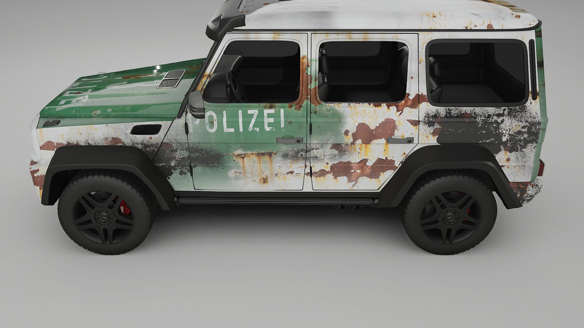 Mercedes G-class 4x4 W463 COBRA 11 – Ontworpen Wrap PPF Kit van Printbaar Polyurethaanfolie