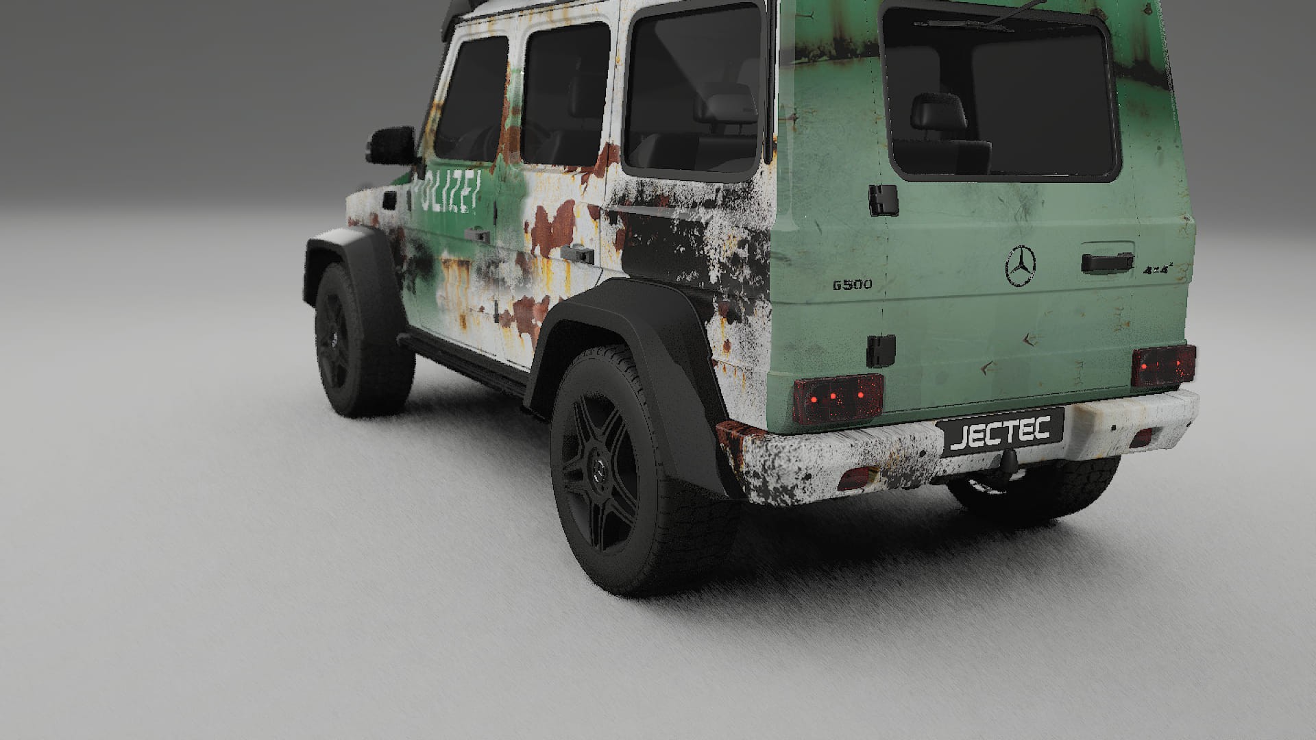 Mercedes G-class 4x4 W463 COBRA 11 – Ontworpen Wrap PPF Kit van Printbaar Polyurethaanfolie